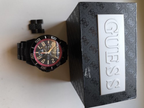 Guess uomo nero - guess, w1155l1