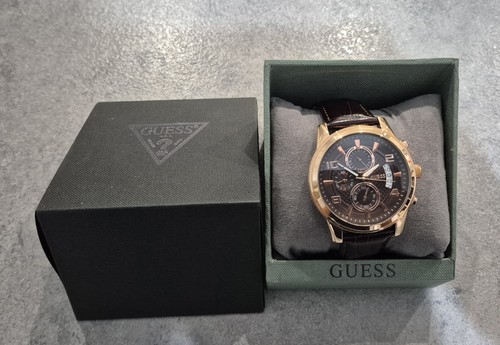 Guess orologio uomo marrone - guess,
